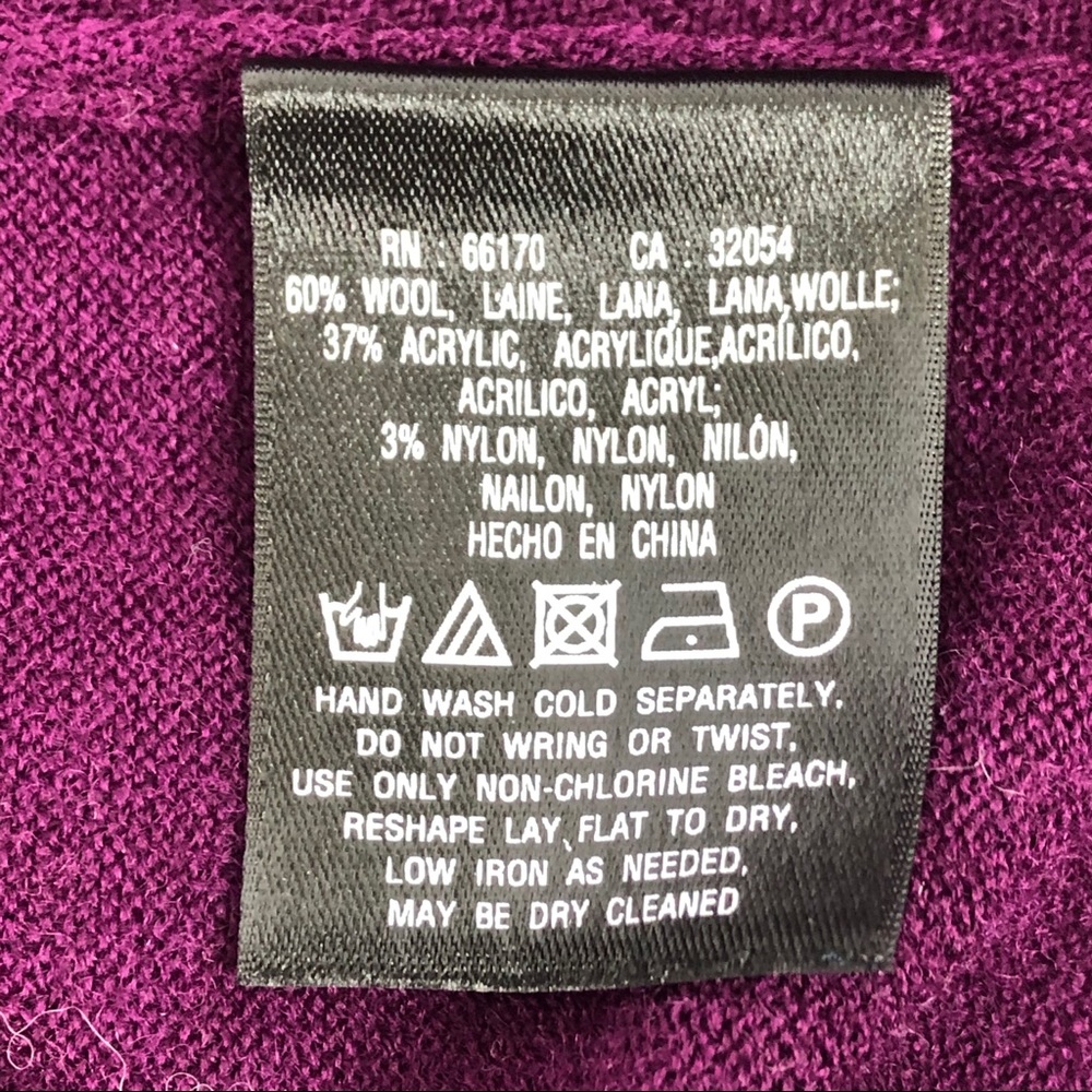 Sleeping on Snow Cora Purple Cutout Cardigan S - Picture 5 of 8
